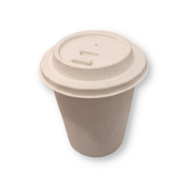 MOSS Eco-Friendly Compostable Biodegradable 12oz cup + Functional Lid